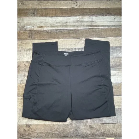 Duluth Trading Women XL x 29 Black NoGa Pants Leggings Stretch Yoga - Picture 4 of 8